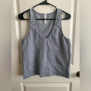 Athleta Aurora Seamless Tank in Light Blue